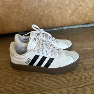 Adidas White and Black Casual Sneakers